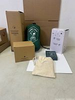 Overall lot showing all boxed and bagged items