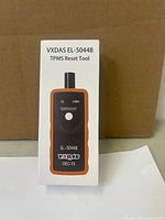 Front view of unopened VXDAS EL-50448 TPMS reset tool box