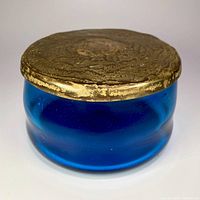 Jar with lid in place