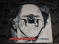 Front cover of It's Immaterial 12" LP with artwork and title