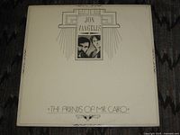 Front cover of Jon & Vangelis LP showing title and artists