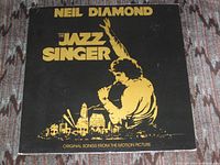 Front cover of Neil Diamond The Jazz Singer LP
