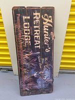 Front of MDF wall sign showing full artwork and text