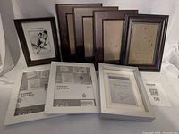 All nine frames grouped together