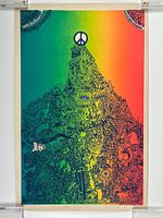 Full view of peace poster showing entire design and border