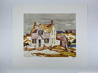 Full sheet showing entire lithograph and margins