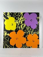 front view of silkscreen print showing full composition