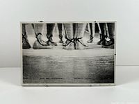 Full view of framed silverprint photograph