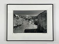 Full view of framed photograph