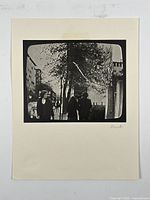 Full view of print on sheet