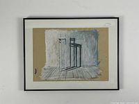 Framed artwork front view