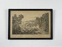 Full view of framed engraving front