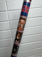 Close-up of character images and Star Wars logo on wrap