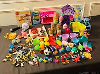 All items laid out showing quantity and variety