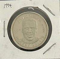 Obverse of medal showing David Wilkie bust and legends