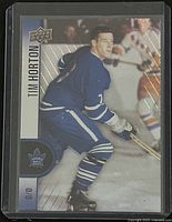 Front of Tim Horton Upper Deck Tim Hortons card in sleeve