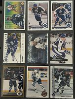 Front view of all nine cards in 3×3 holder