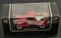 Boxed Liberty Classics 1936 Dodge Pickup die-cast model front view