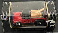 Boxed die-cast truck front view