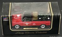 Boxed Liberty Classics 1967 Chevy Pickup die-cast model front view