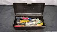 Open Sears toolbox showing contents