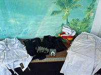 Overview of gis, belts, guards, gloves, mouthguard