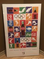 Frontal view of full sign showing graphics and text