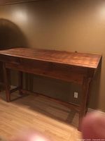 Front view of Knechtel drafting table