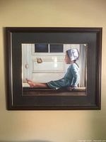 Framed Nancy Noel print showing full view of artwork, matting and frame