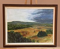 Full framed landscape painting