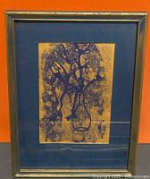 Framed artwork front view