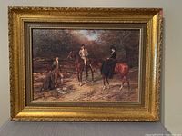 Front view of framed print