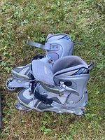 overview of both skates showing overall condition and design