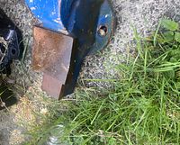 close-up of jaw area and swivel base