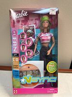 Front view of sealed Barbie #1 Fan NSYNC boxed doll