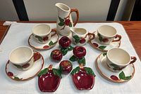 Full set arranged on surface showing all pieces