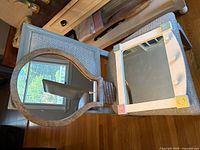 Both mirrors side by side to show shapes and relative sizes