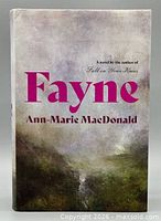 Front cover of Fayne hardcover book