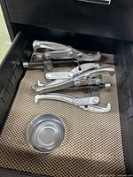 Both gear pullers in drawer, showing overall construction