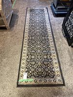 Full view of hall runner showing pattern and proportions