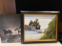 Both artworks side by side showing relative size and styles