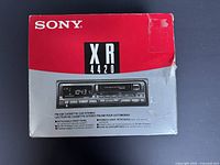 Front of Sony XR-4420 retail box