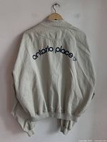 Back view showing Ontario Place graphic and overall colour