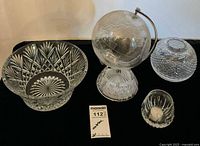 Group shot of all four crystal pieces