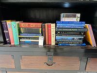 Full shelf view of entire book lot