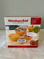 Front of boxed KitchenAid set showing product and contents