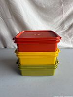 Stacked view showing all three containers by color