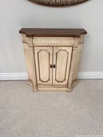 Front view of Drexel Heritage hall chest