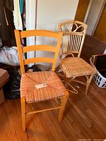 Both chairs side by side showing overall design and materials