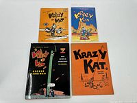 Group shot of all four Krazy Kat publications